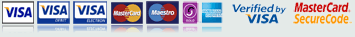 We accept Visa, Mastercard, Maestro, Solo and American Express