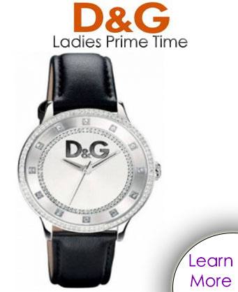 D&G Ladies Prime Time Watch
