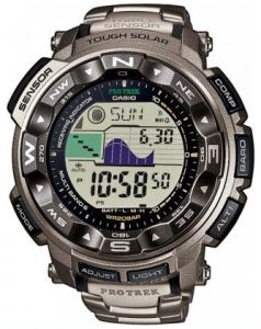 The Casio Pro-Trek - there when you need it, even in the toughest conditions.
