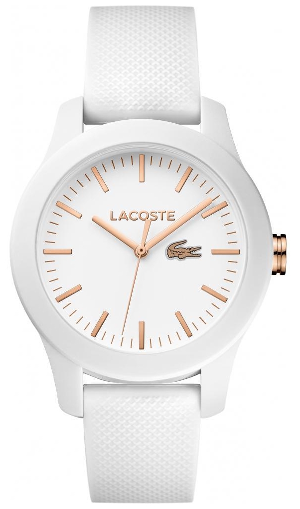 Lacoste 12.12 watch white & Gold