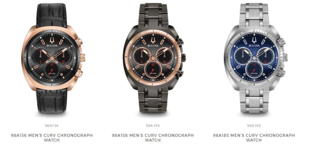 bulova-curv watches collection