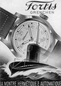 fortis watch advertisment