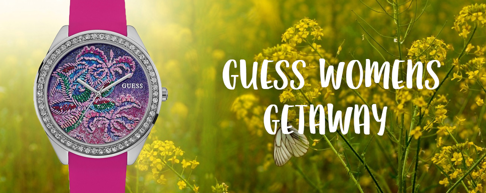 guess womens getaway watch