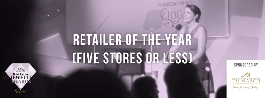 retailer of the year 5 or less