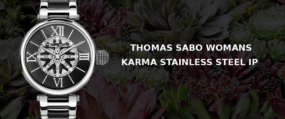 THOMAS SABO WOMANS KARMA STAINLESS STEEL IP