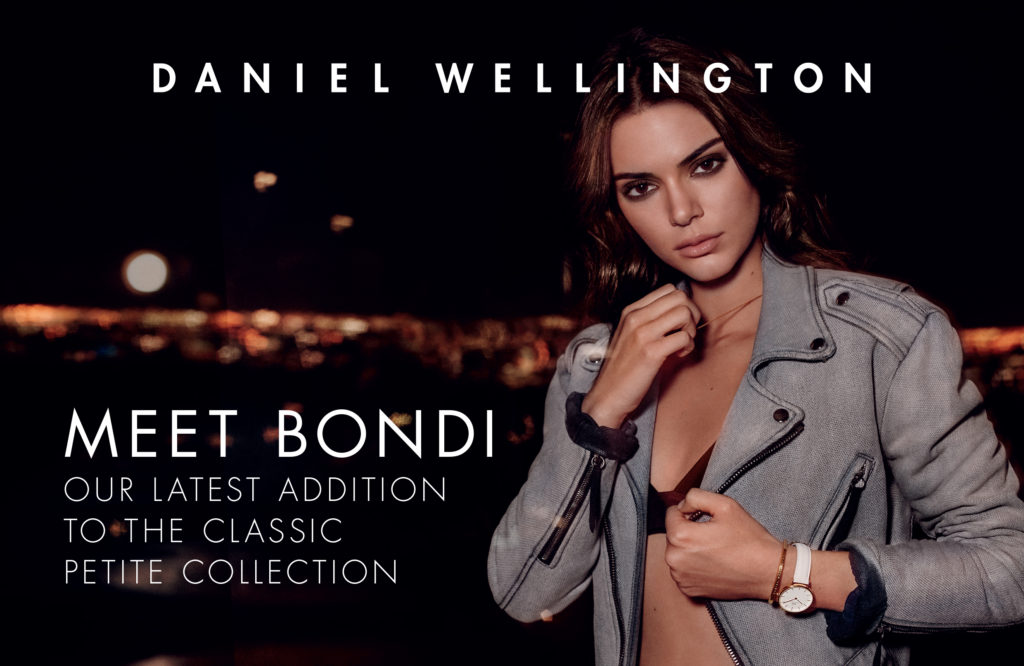 Daniel Wellington Bondi watches kendal jenner