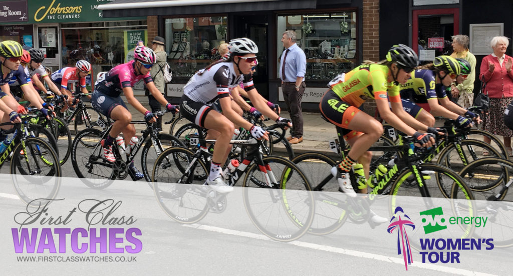the womens race banner