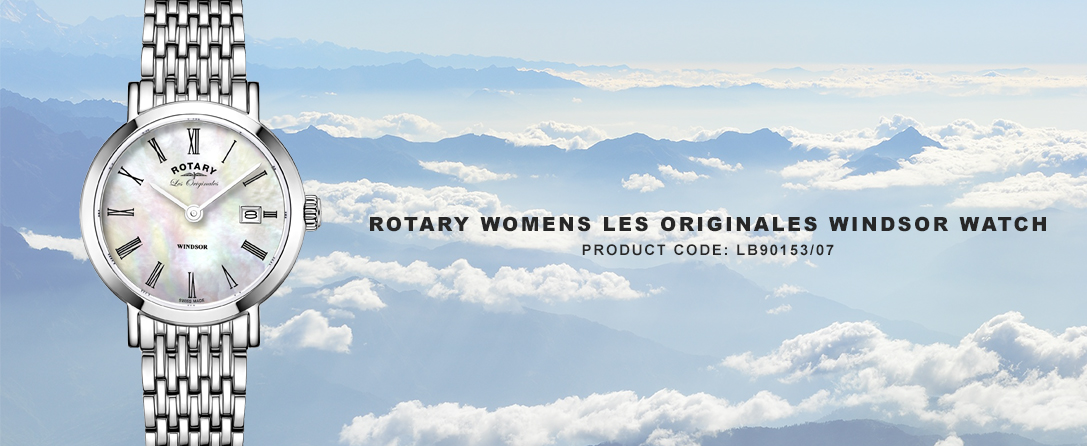 ROTARY WOMENS LES ORIGINALES WINDSOR STAINLESS STEEL