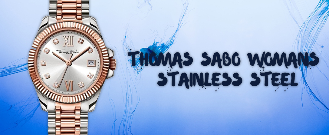 THOMAS SABO WOMANS STAINLESS STEEL STRAP SILVER DIAL Product code: WA0219-272-201-33