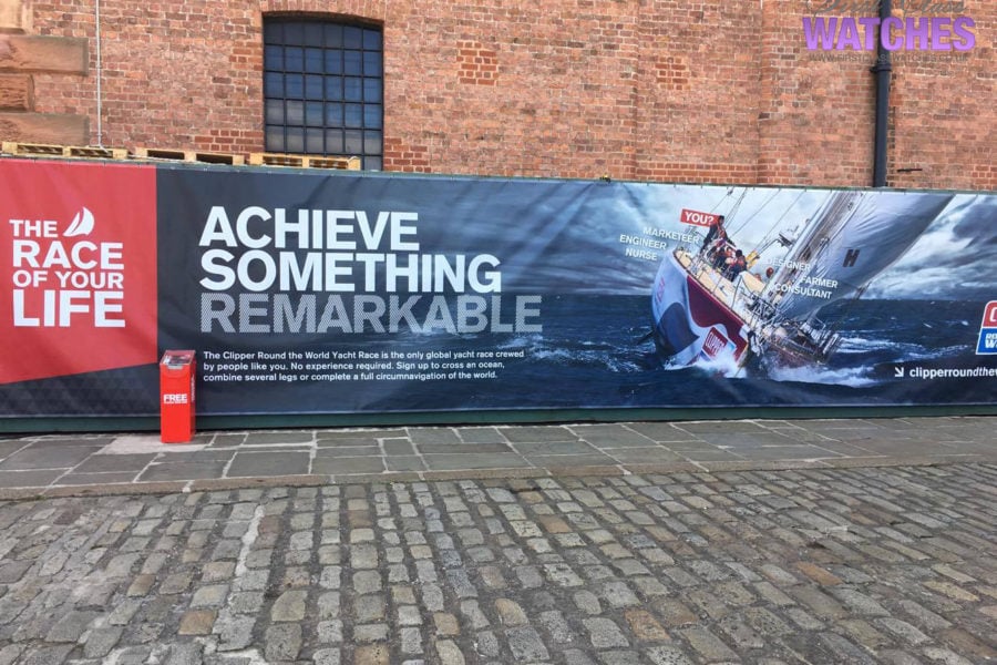 team liverpool 2018 clipper round the world race banner