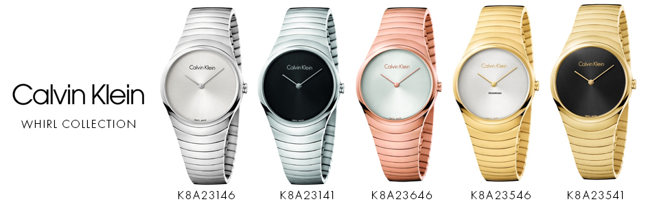 Calvin Klein Whirl watches collection