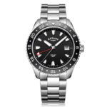 Rotary Henley Black Stainless Steel Quartz Watch