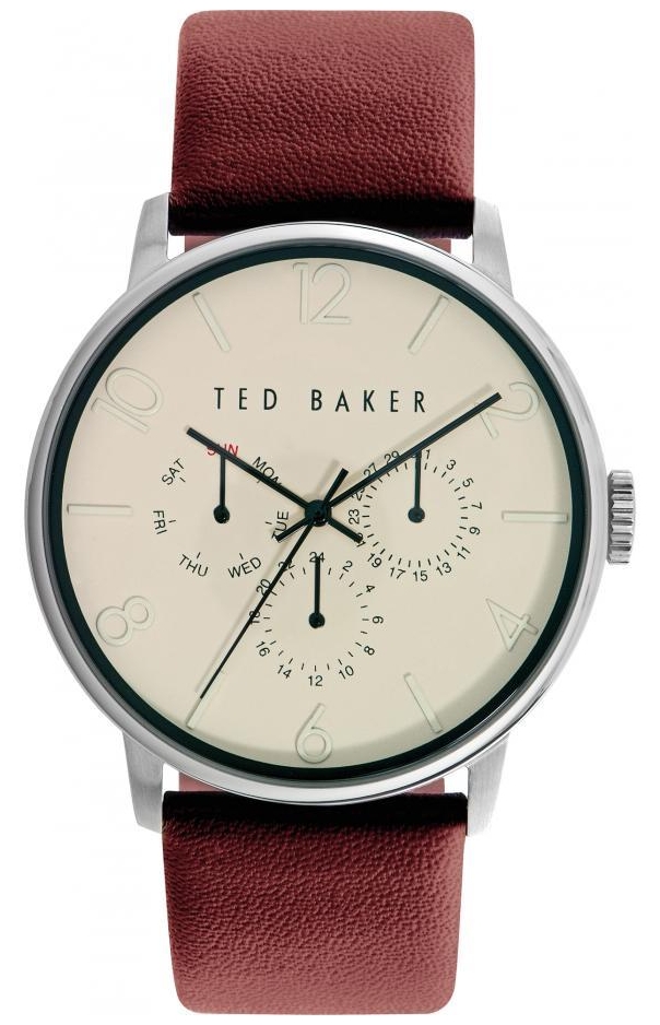 ted baker unisex day display leather strap