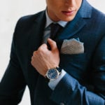 Aviator Mens Douglas Day Date Watch Blue