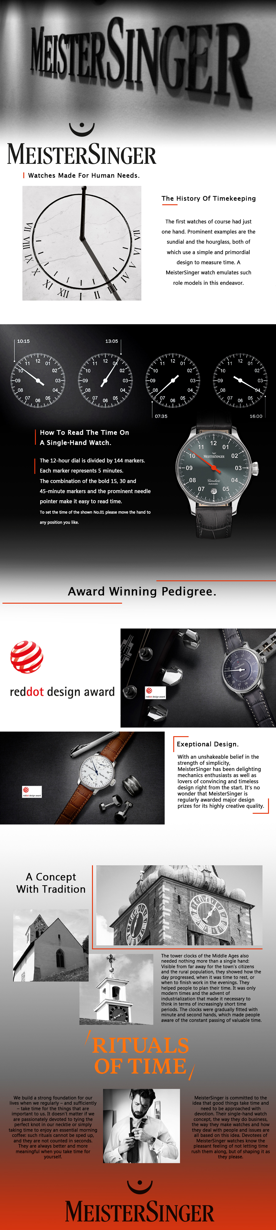 MeisterSinger Watches Info Graphic