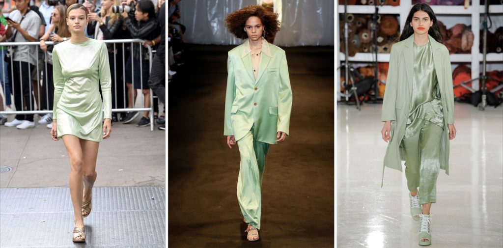 The colours of spring 2018 - nile green