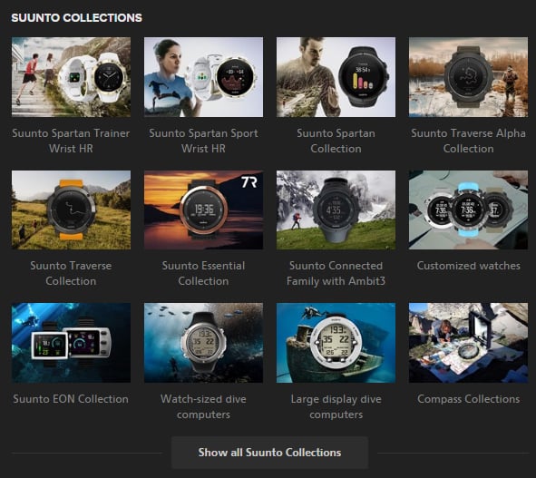 suunto collections