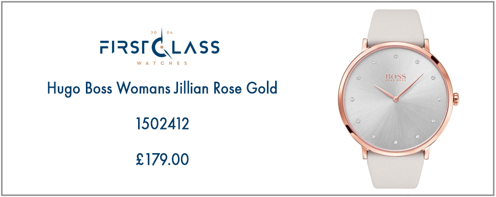 Hugo Boss Womans Jillian Rose Gold