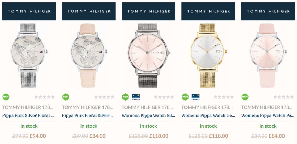 tommy hilfiger womens watches