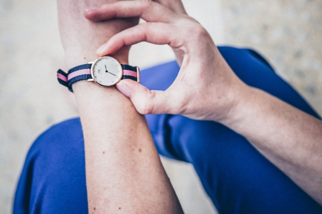 bloggers Daniel Wellington Womens Classy Winchester 26mm Rose Gold Blue