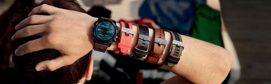 Diesel touchscreen smartwatch 2018 banner