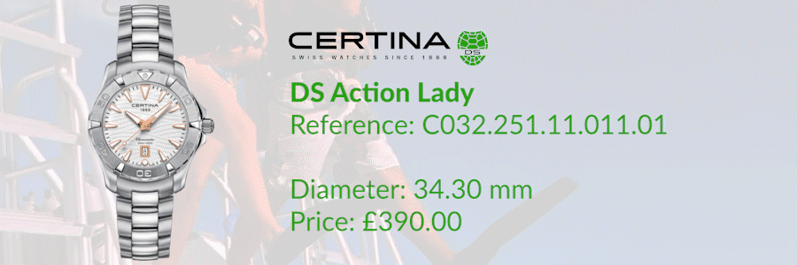 Certina Ds Action Ladies - our most expensive divers watches