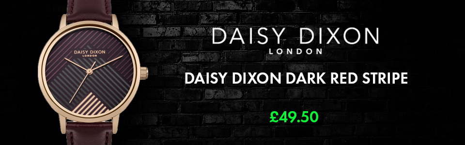 Daisy Dixon Dark Red stripe