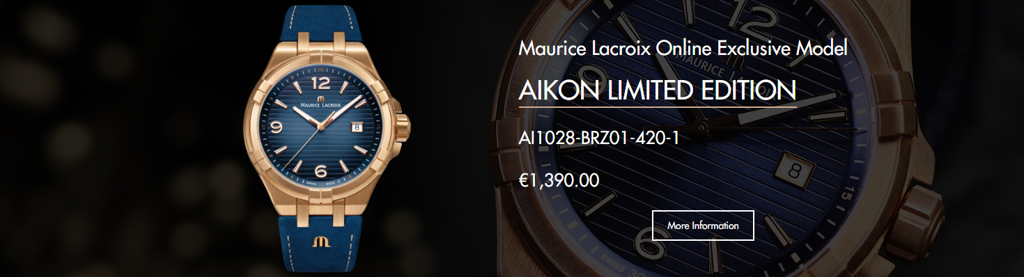 maurice lacroix aikon chronograph - AI1028-BRZ01-420-1