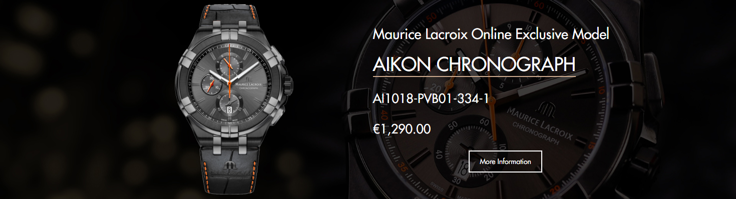 Maurice Lacroix Aikon Chronograph - First Class Watches Blog