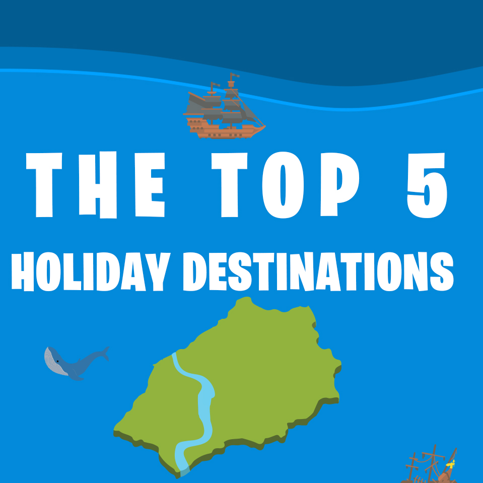 top 5 holiday destinations thumbnail