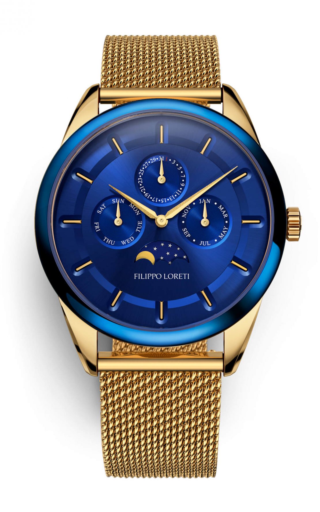 venice collection moonphase watch