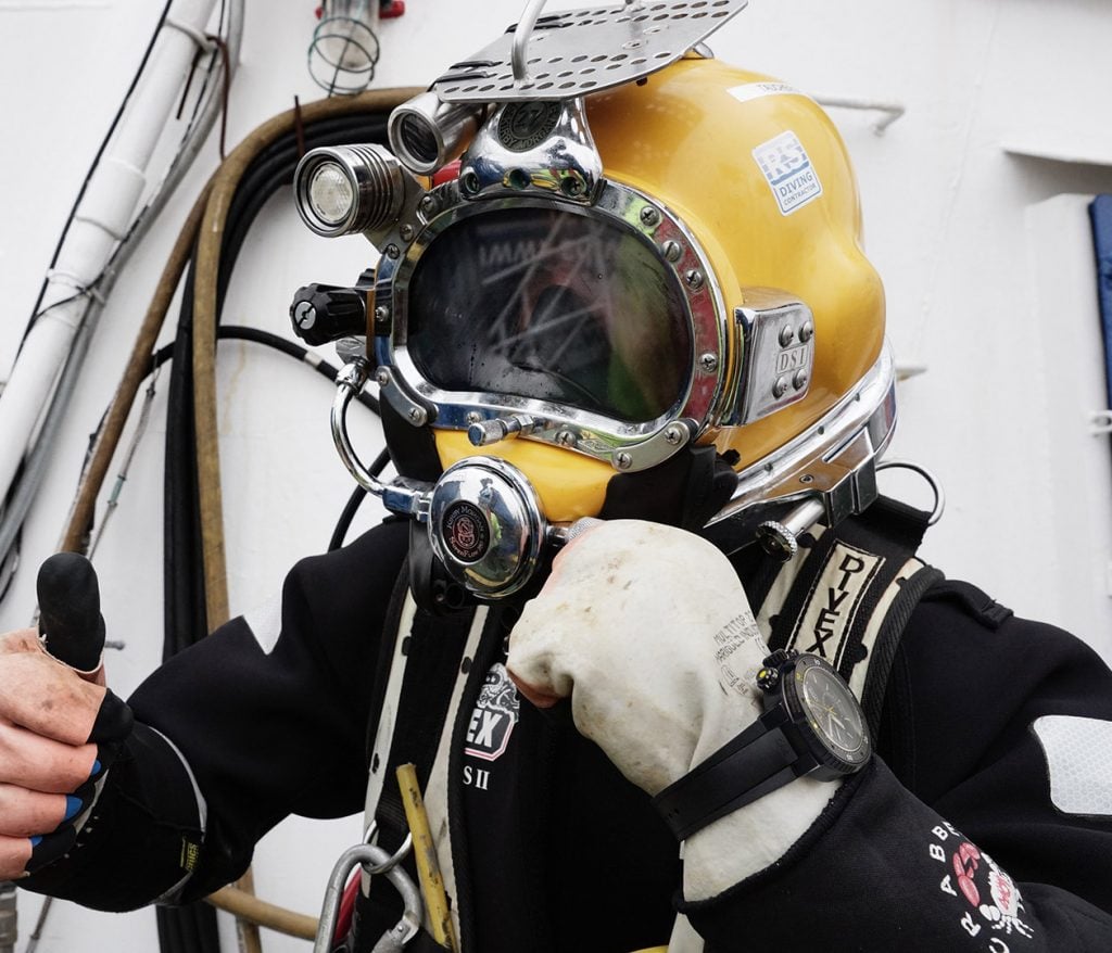 Oris Roman Frischknecht ProDiver Shooting
