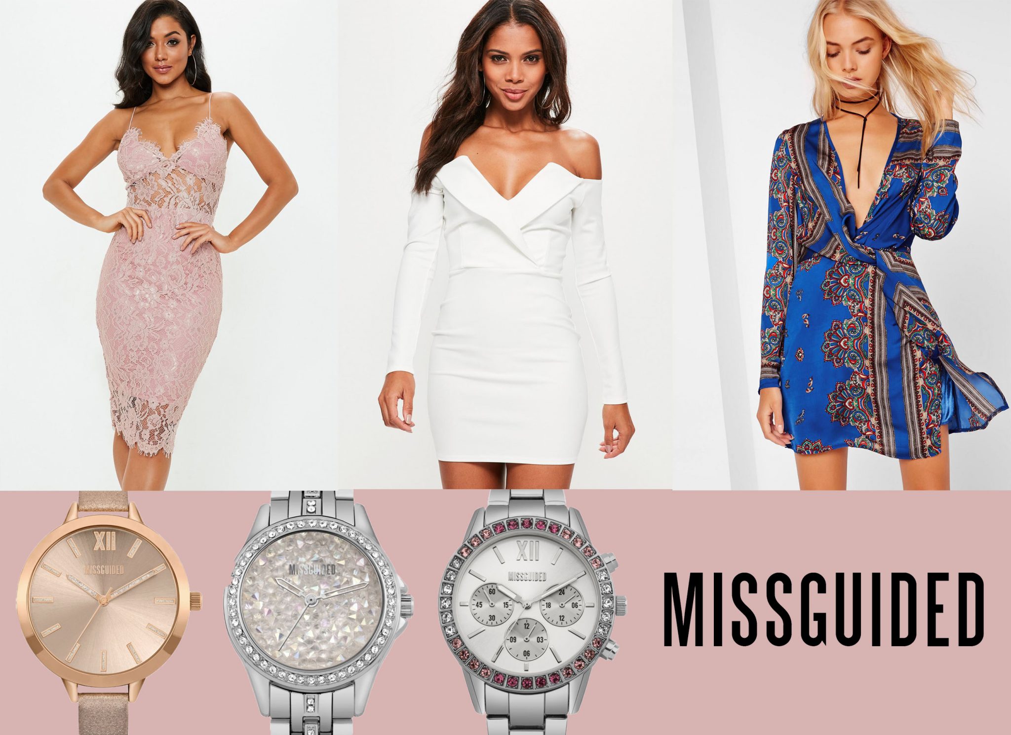Missguided Lookbook: Watches, Shoes and Dresses