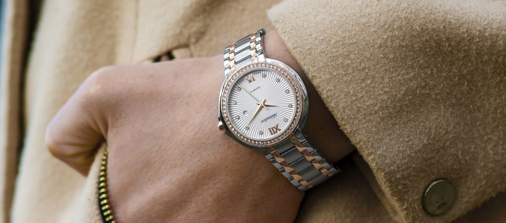 two-tone watch