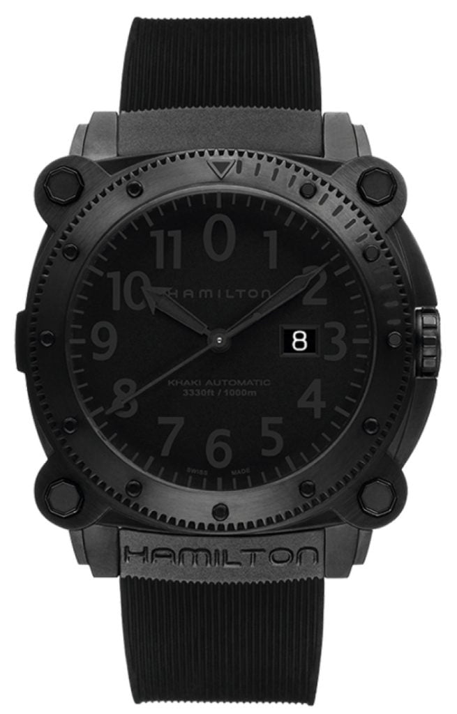 Hamilton's All Black Watches For Men