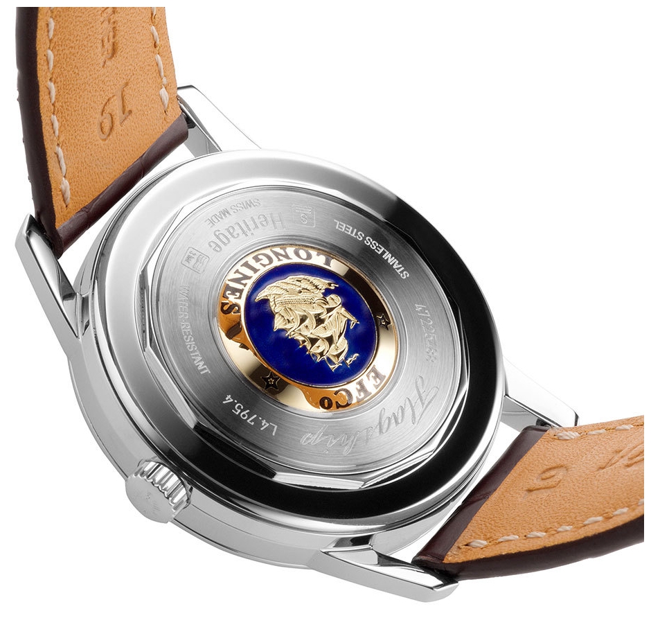 authentic longines case back engraving