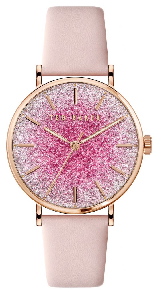 ted baker pink sparkling dial