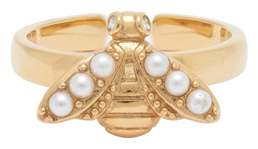 pearl bee ring