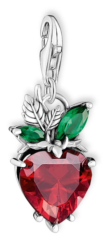 strawberry charm pendant