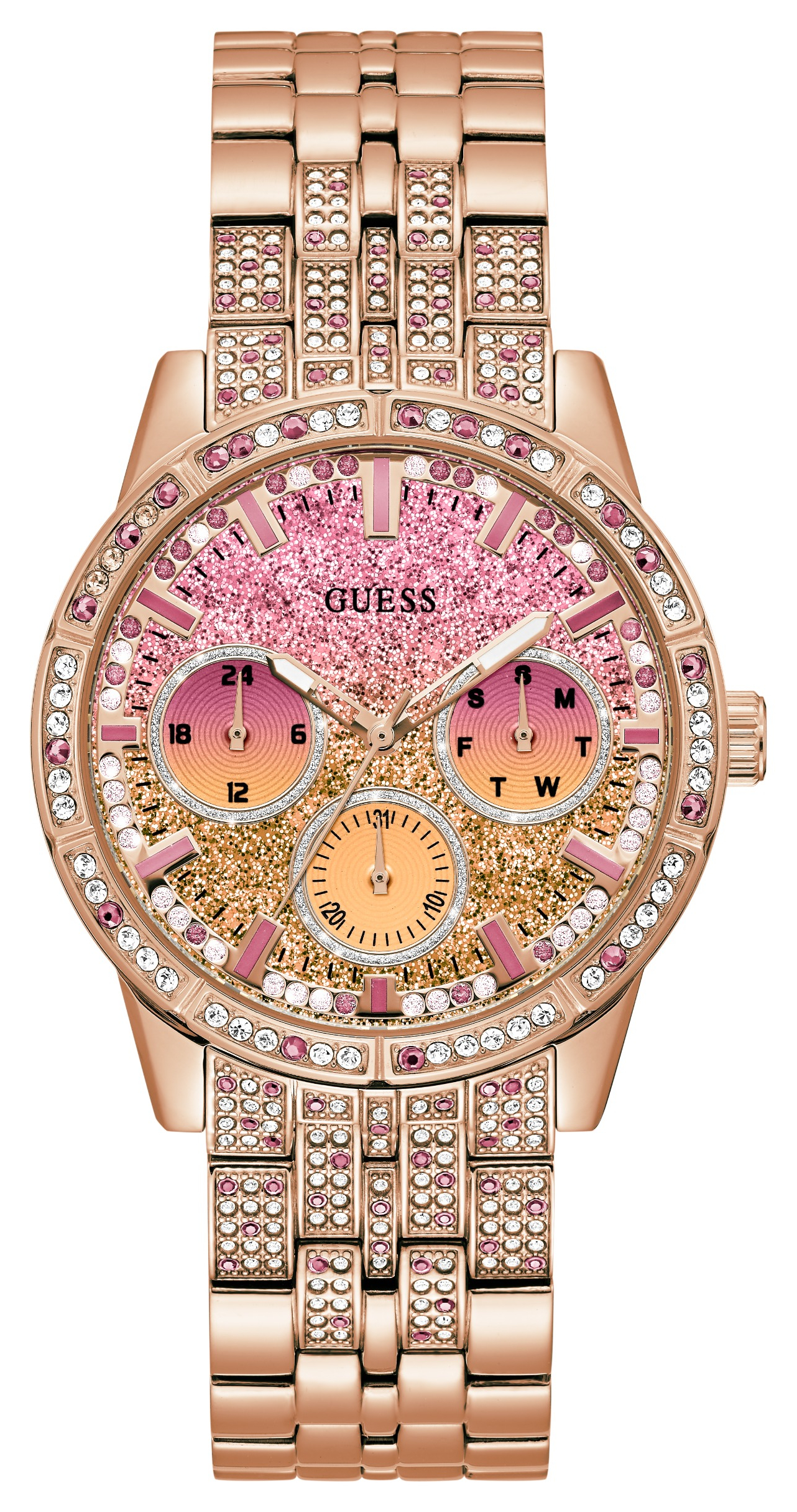 guess watch dials explained