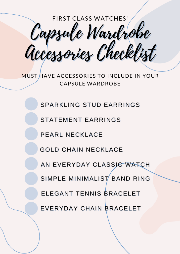 Capsule Wardrobe Accessories Checklist