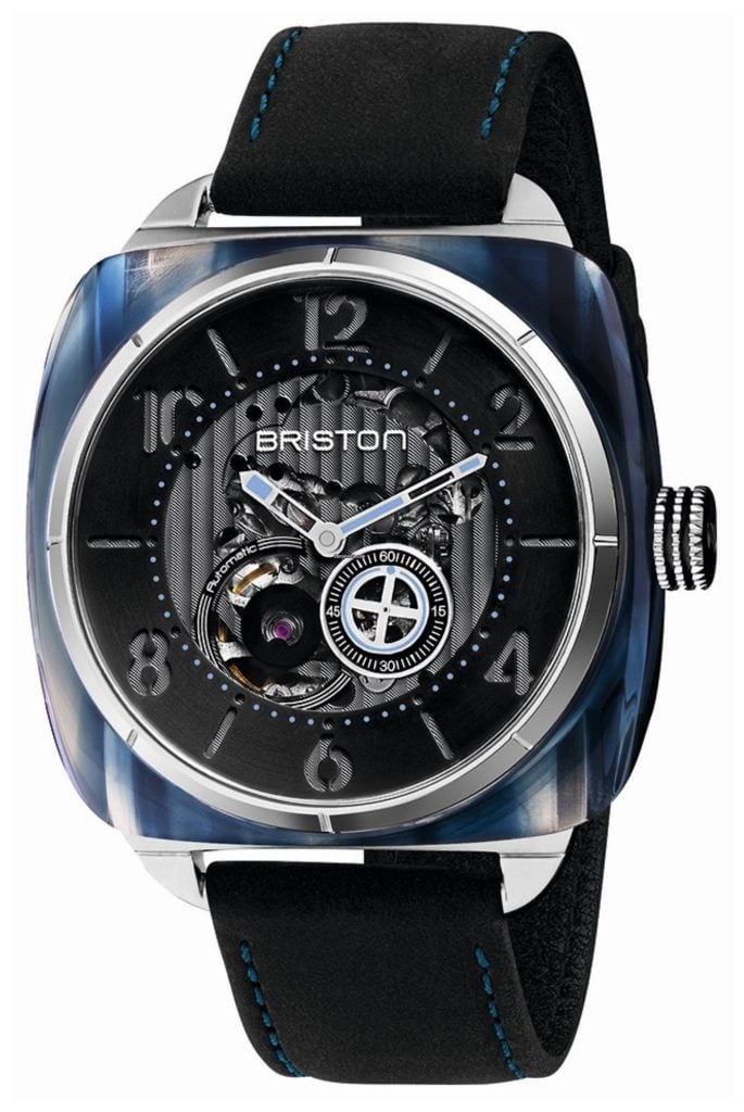 briston streamliner skeleton watch