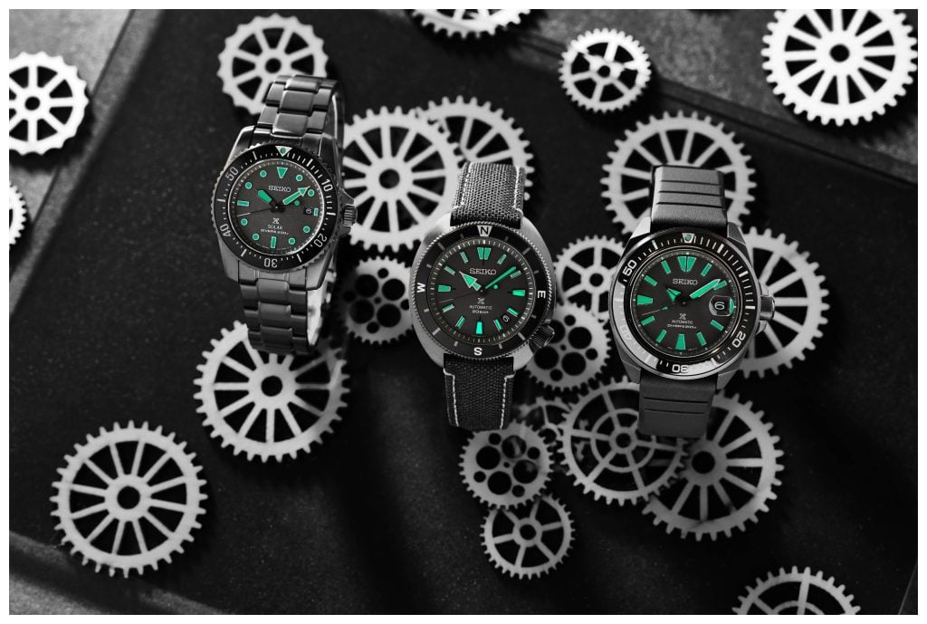 New Seiko Black Series "Night Vision" Launch