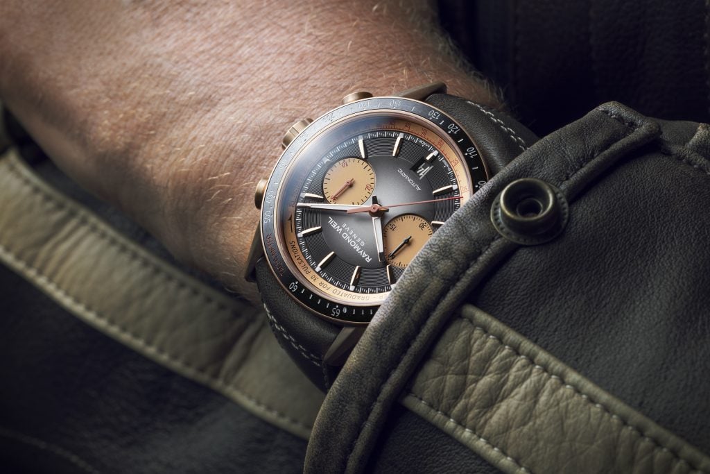 The Freelancer Bronze Chronograph Bi-Compax