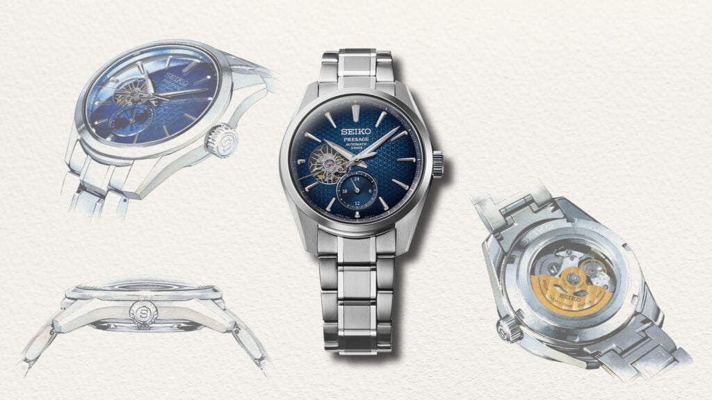 Seiko Presage Sharp-Edged Open Heart