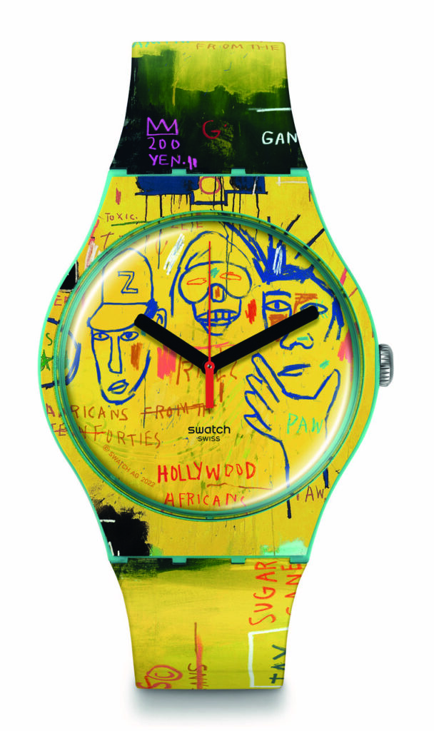 Swatch Surprises Fans with Art Journey X Basquiat Collection