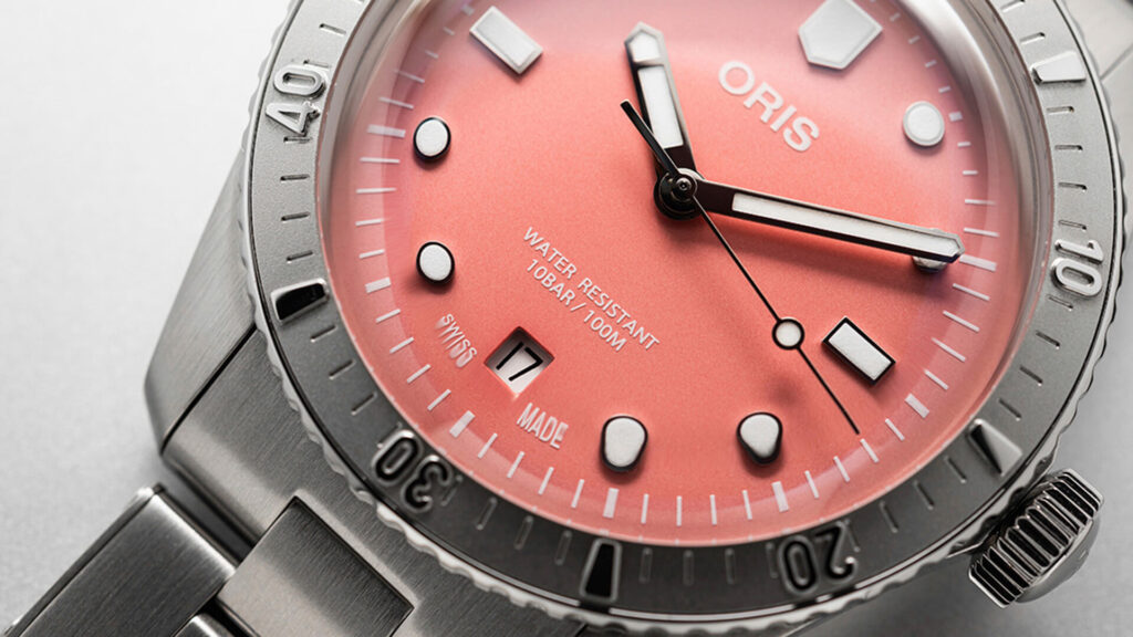 Oris Releases Cotton Candy Divers Sixty-Five in Steel