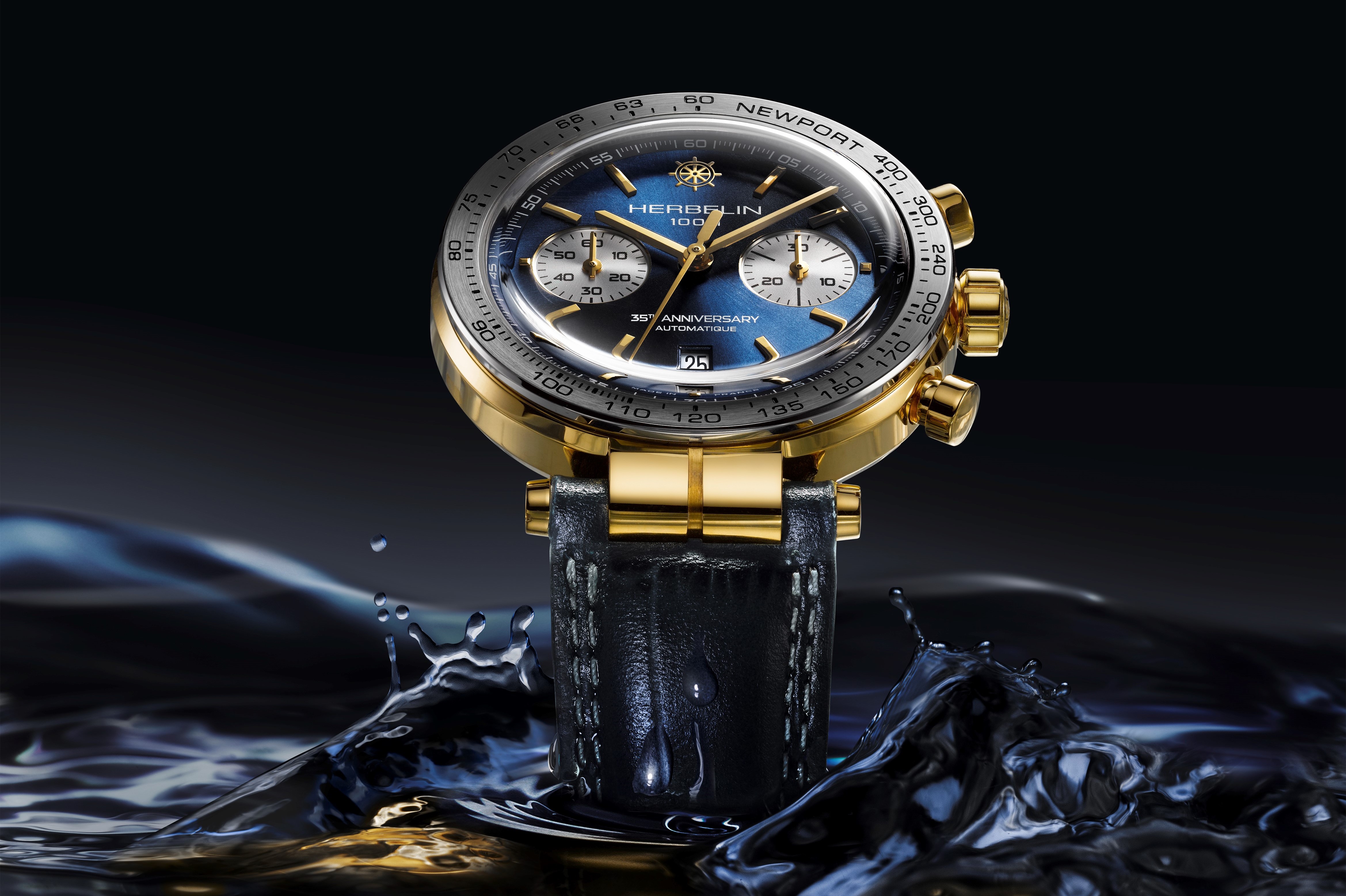 limited edition Newport Chronograph Automatic 35th Anniversary
