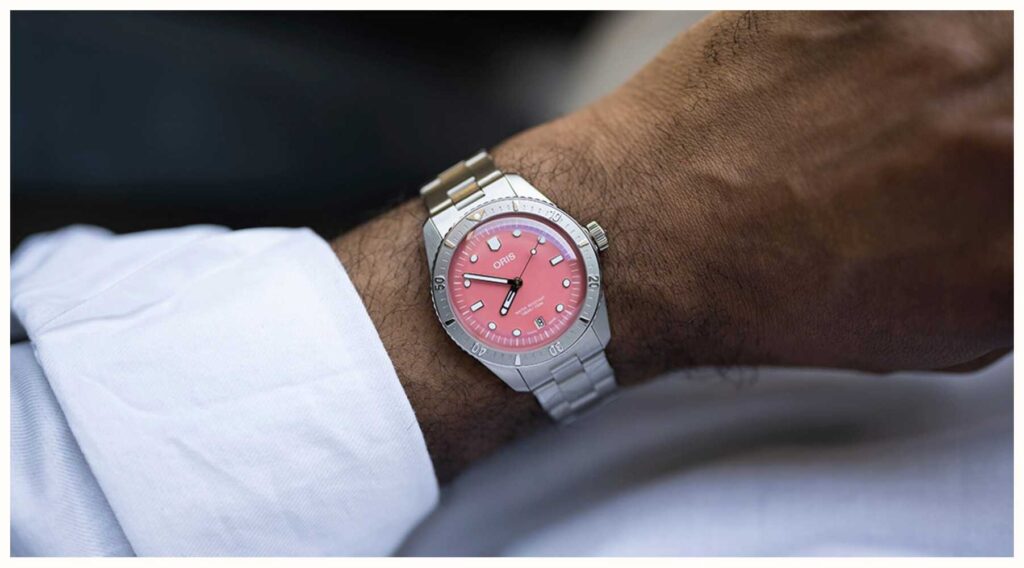 Oris Releases Cotton Candy Divers Sixty-Five in Steel
