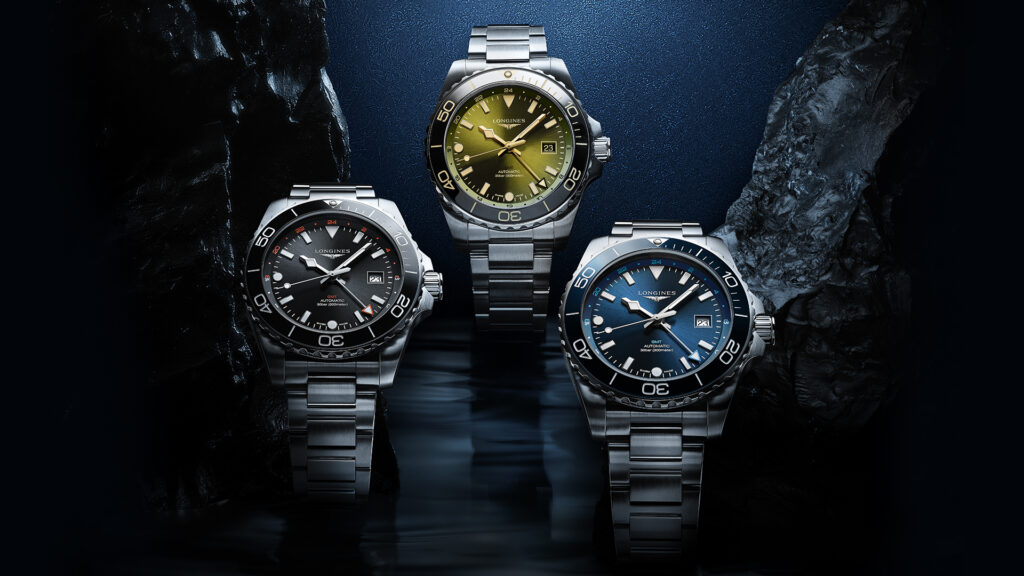 Longines Launches 43mm HydroConquest GMT Watches